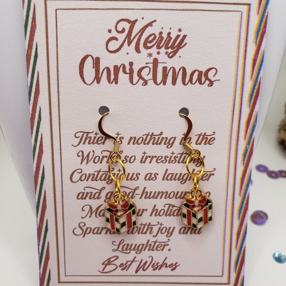 Hand Made Earrings Christmas Presents - Picture 1 of 1